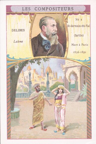 Delibes et Lakmé (carte)