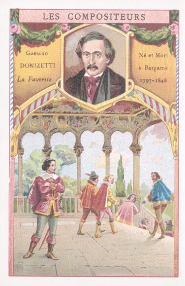 Donizetti et La Favorite (carte)