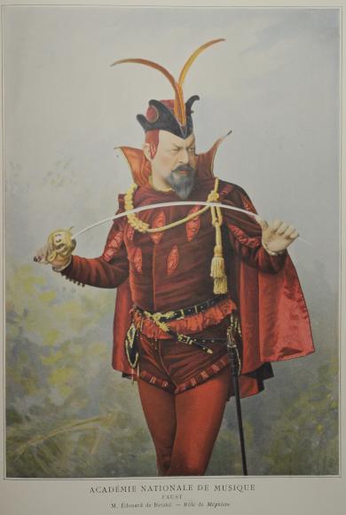 Édouard De Reszké en Méphisto (Faust de Gounod)