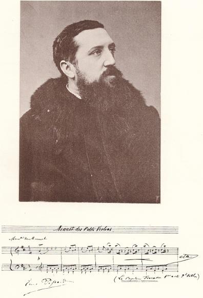 Émile Pessard (portrait et autographe)