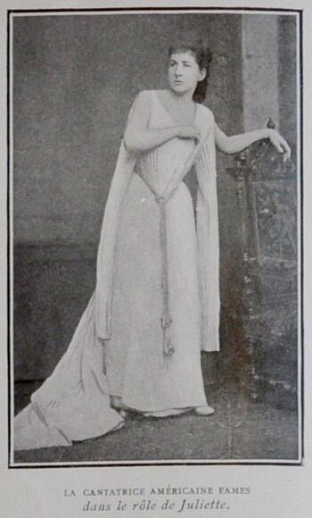 Emma Eames en Juliette (Roméo et Juliette de Gounod)
