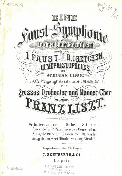 Faust Symphonie S.108 (Franz Liszt)