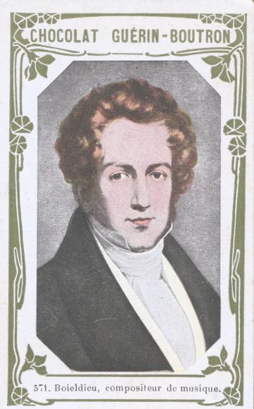 François-Adrien Boieldieu (carte Guérin-Boutron)