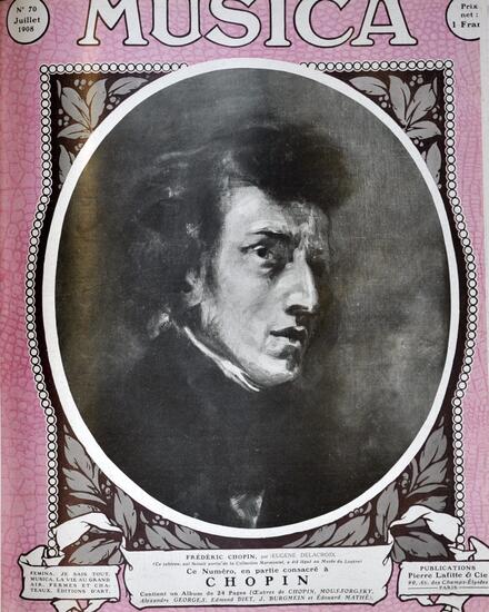 Frédéric Chopin par Eugène Delacroix