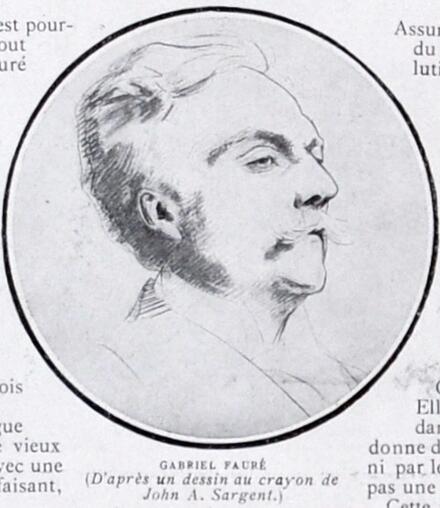 Gabriel Fauré par John A. Sargent