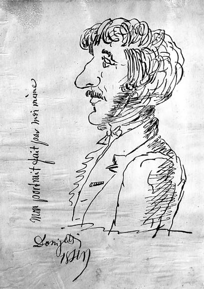 Gaetano Donizetti (autoportrait)