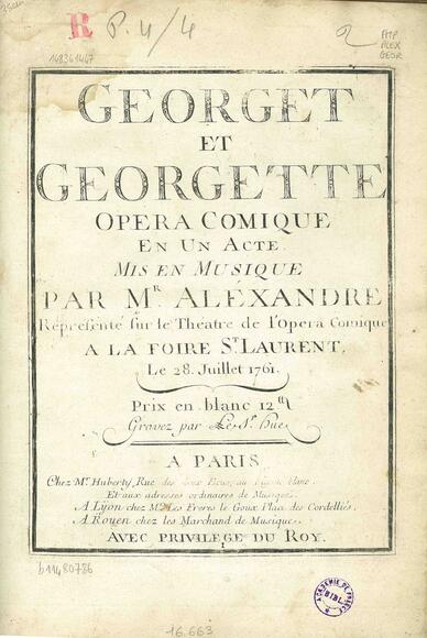 George et Georgette (Charles-Guillaume Alexandre)