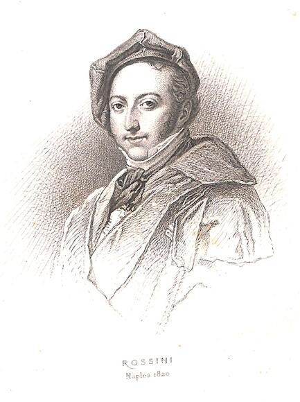 Gioachino Rossini en 1820