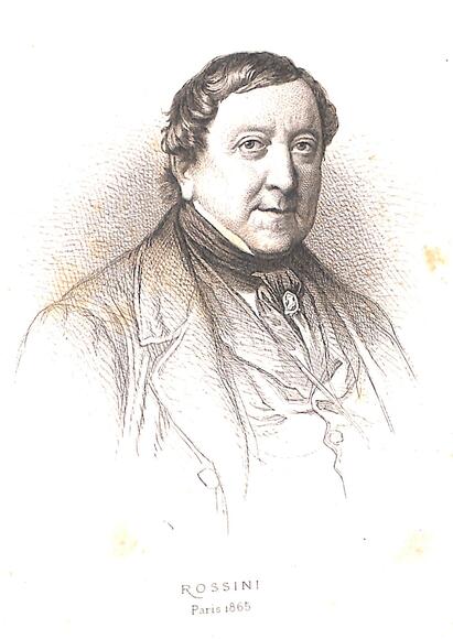 Gioachino Rossini en 1865