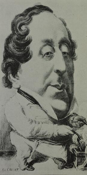 Gioachino Rossini par Carjat