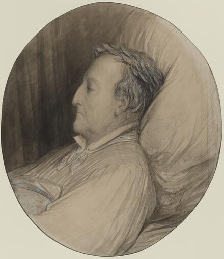 Gioachino Rossini sur son lit de mort (Gustave Doré)