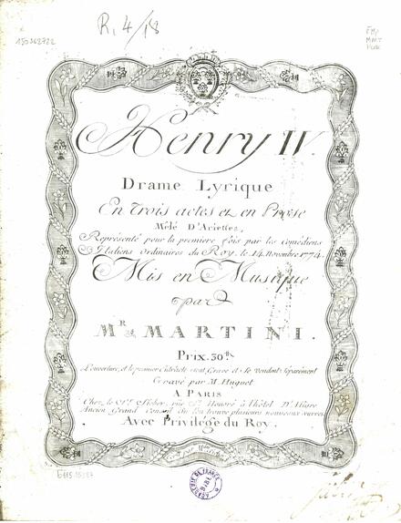 Henri IV (Durosoy / Martini)