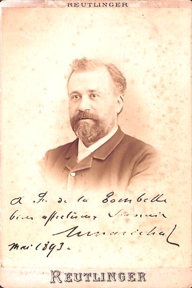 Henri Maréchal (photographie dédicacée à Fernand de La Tombelle, 1893)