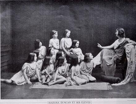 Isadora Duncan et ses élèves