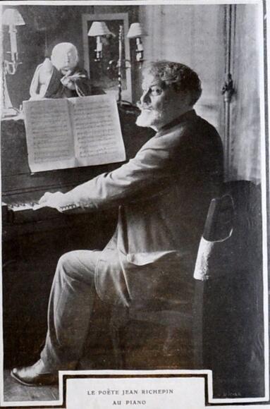Jean Richepin au piano