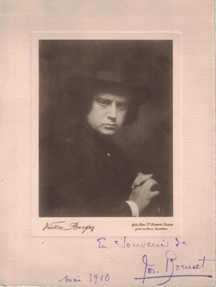 Joseph Bonnet (portrait dédicacé)