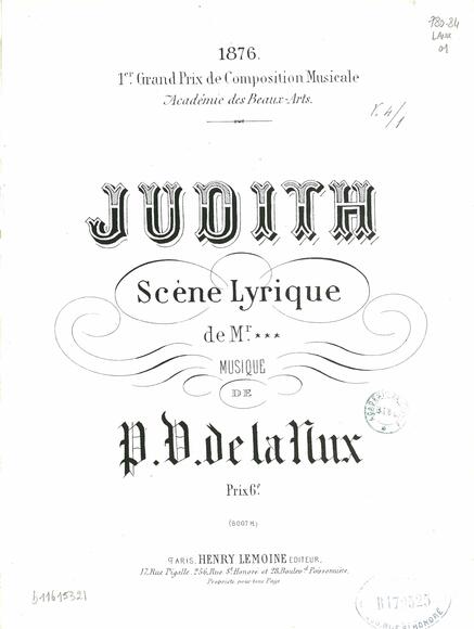Judith (Paul Véronge de La Nux)