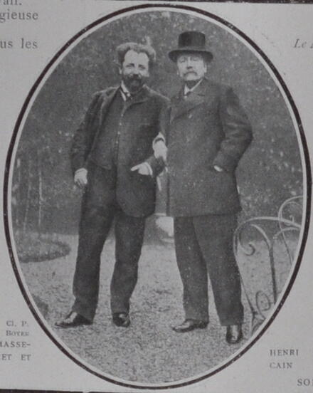 Jules Massenet et Henri Cain