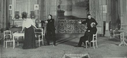 Jules Massenet faisant travailler les interprètes de Thérèse