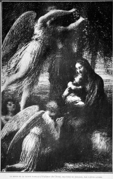 L'Enfance du Christ de Berlioz : le repos de la Sainte Famille (par Fantin Latour)