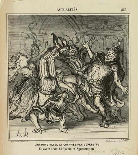 L'Histoire revue et corrigée par l'opérette (Daumier)