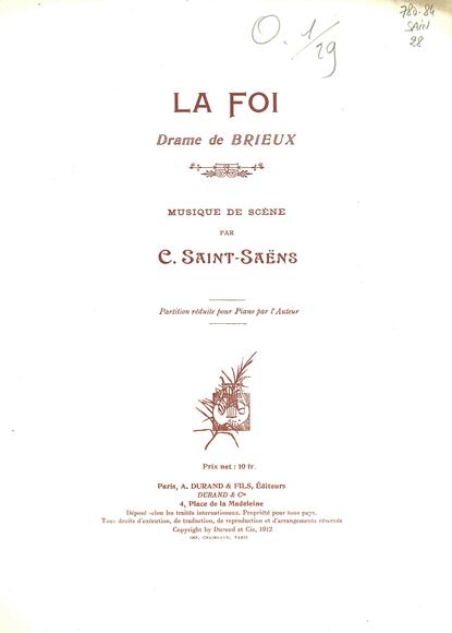 La Foi (Camille Saint-Saëns)