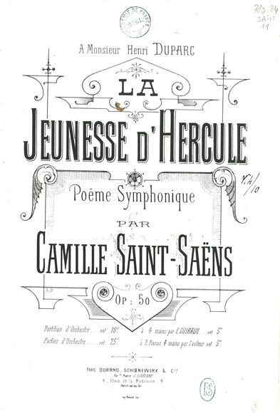 La Jeunesse d’Hercule (Camille Saint-Saëns)