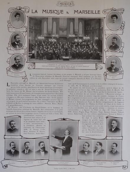 La musique à Marseille (1905)