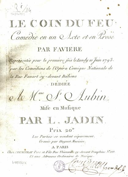 Le Coin du feu (Favière / Jadin)