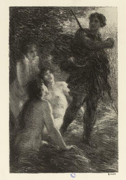 Le Crépuscule des dieux. Siegfried et les Filles du Rhin (Fantin-Latour)