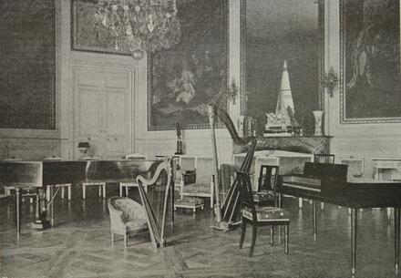 Le salon de musique du château de Compiègne