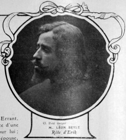 Léon Beyle en Erik (Le Vaisseau fantôme de Wagner)