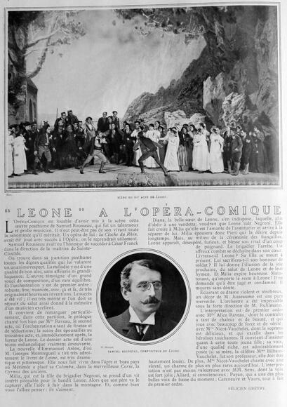 Leone (Rousseau) à l'Opéra-Comique