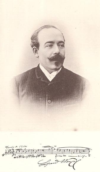 Leopold Wenzel (portrait et autographe)
