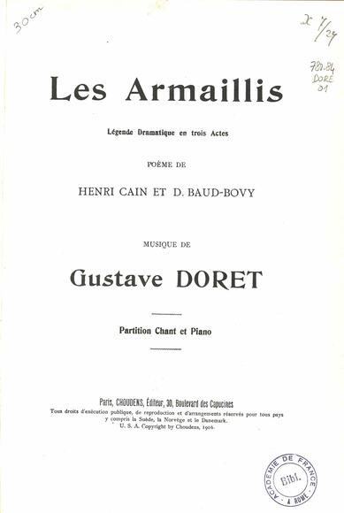 Les Armaillis (Baud-Bovy & Cain / Doret)