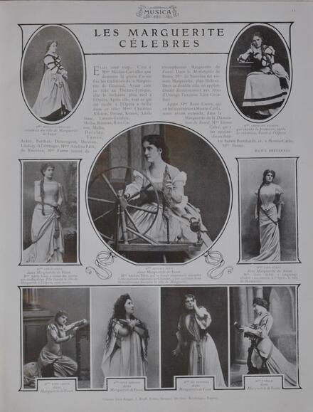 Les Marguerite célèbres (page de Musica)