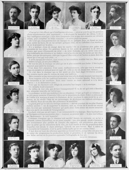 Les lauréats du Conservatoire (1907)