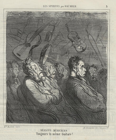 Les spirites : 3 (Daumier)