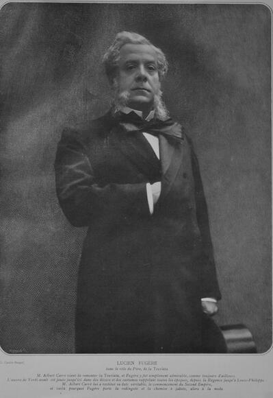 Lucien Fugère dans le rôle du Père (La Traviata de Verdi)