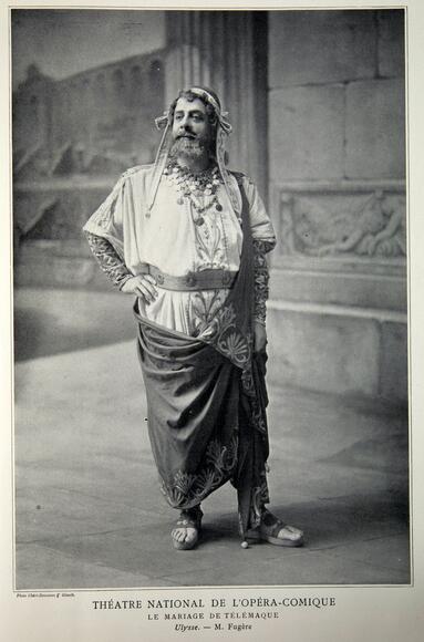 Lucien Fugère en Ulysse (Le Mariage de Télémaque de Terrasse)