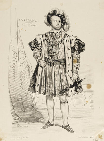 Luigi Lablache en Henri VIII (Anna Bolena de Donizetti)
