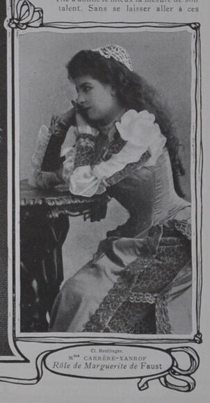 Marguerite Carrère-Xanrof en Marguerite (Faust de Gounod)