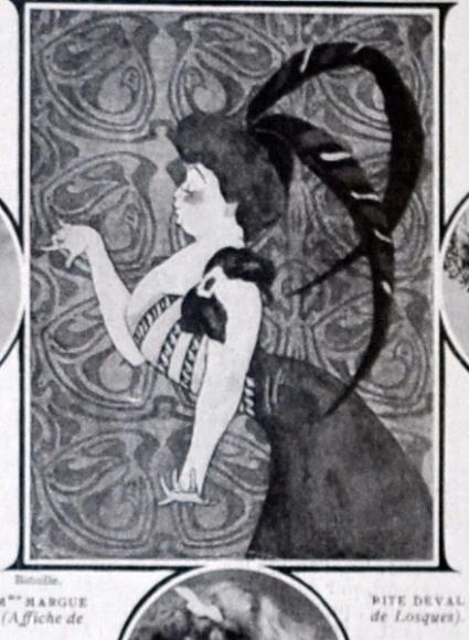 Marguerite Deval (caricature de Losques)