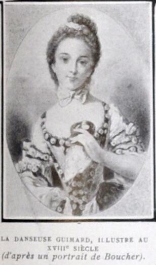 Marie Madeleine Guimard (par Boucher)