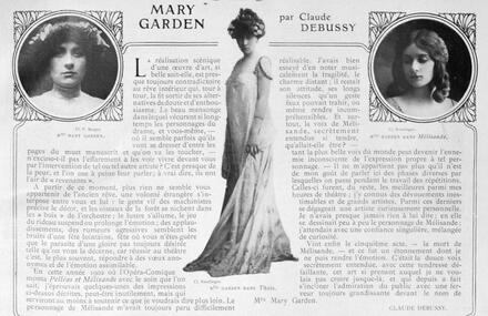 Mary Garden par Claude Debussy