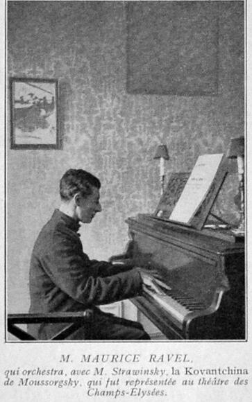Maurice Ravel au piano