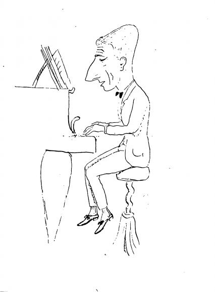 Maurice Ravel (caricature)