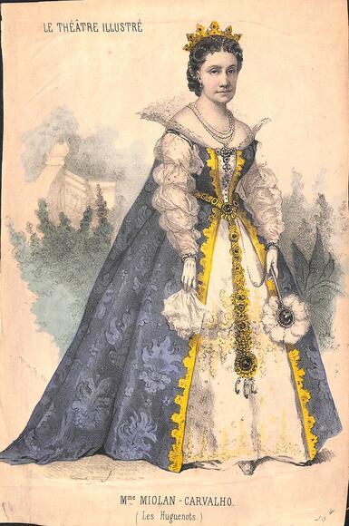 Mme Miolan-Carvalho dans Les Huguenots (Meyerbeer)