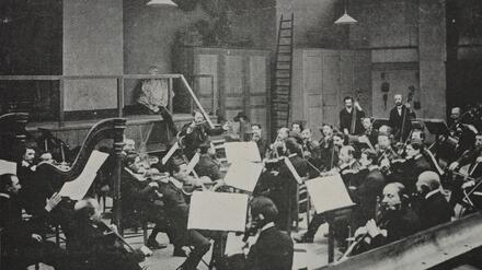 Opéra-Comique : répétition d'orchestre dans le petit théâtre