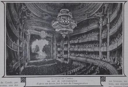Opéra Garnier : la salle un soir de représentation